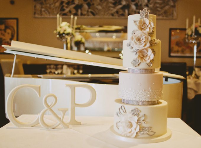 Wallpaper wedding cake, flowers, 4k, Food 403758569